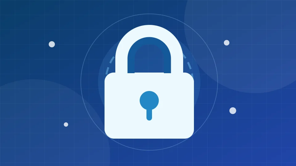 Cadeado digital representando proteção de dados e segurança SaaS